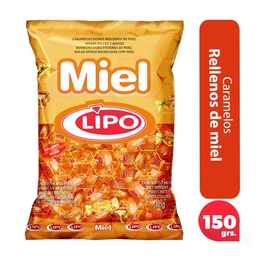 Caramelos Lipo Miel Rellenos Bol 150 grm