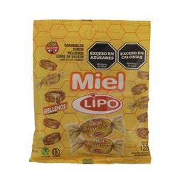 Caramelos Rellenos Miel Lipo 120g