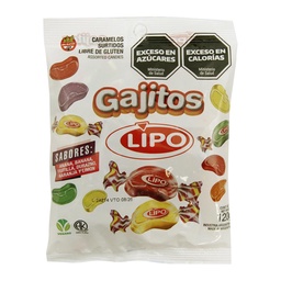 Caramelos Gajitos Ácidos Lipo 120g