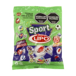 Caramelos Rellenos Sport Lipo 120g