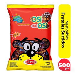 Caramelos Lipo Osi-osi Masticables Bol 500 grm