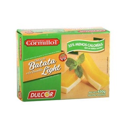 Dulce de Batata Light Cormillot Cja 430 grm