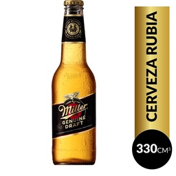 Cerveza  Miller   Botella 330 cc