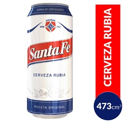 Cerveza Blonde Santa Fe   Lata 473 cc