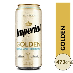 Cerveza Golden Lager Imperial  Lata 473 cc