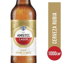 Cerveza Lager Amstel   Botella 1 l