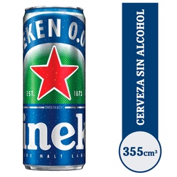 Cerveza Sin Alcohol Heineken 355cmq