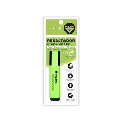 Resaltador Pizzini  Verde 1 Unidad