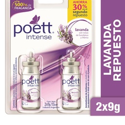 Aromatizante de Ambiente Poett Lavanda   Blister 2 Unidades