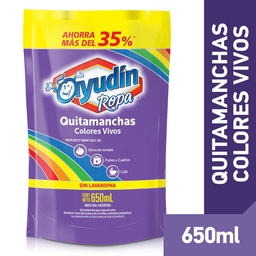 Quitamanchas Ayudín Colores Vivos Doy Pack 650 ml