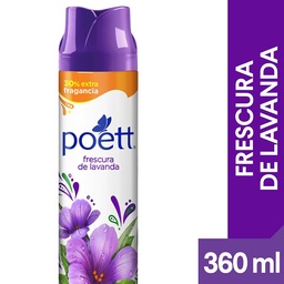 Desodorante de Ambiente Poett Frescura de Lavanda (Aerosol) 360ml