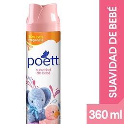 Desodorante de Ambiente Poett Suavidad de Bebé 360 ml