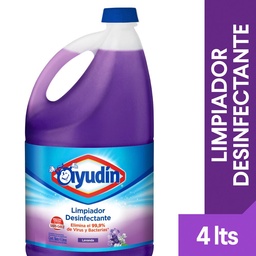 Limpiador Desinfectante Ayudín Lavanda 4 l