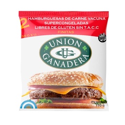 Hamburguesas Unión Ganadera  2 uni x 55 gr Finitas