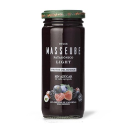 Dulce Frutos Del Bosque Masseube   Light Frasco 260 gr