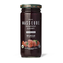 Dulce Frambuesas Masseube   Light Frasco 260 gr