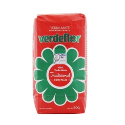 Yerba Mate Tradicional Verde Flor Paq 500 grm