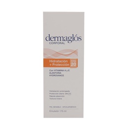 Crema Corporal Hidratacion+protección Dermaglos Cja 200 grm