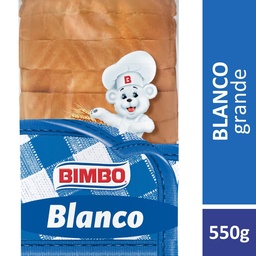 Pan Blanco Bimbo 550g