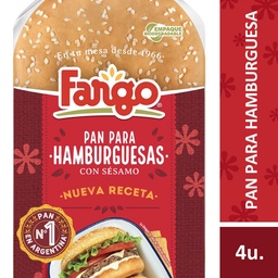 Pan Hamburguesa con Sésamo Fargo 210 grm