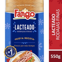 Pan Blanco Rodajas Finas Fargo 550g