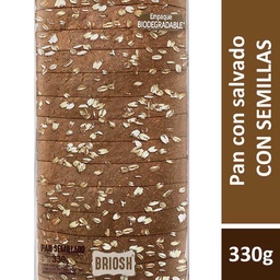 Pan Lacteado con Salvado con Semillas Briosh 330g