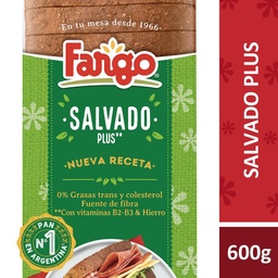 Pan Salvado Plus Fargo 600g