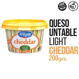 Queso Untable Tregar Light Cheddar 190 gr