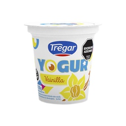 Yogur Parcialmente Descremado Sabor Vainilla Tregar 125 grm