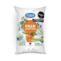 Yogur Bebible Descremado Durazno Tregar 900g