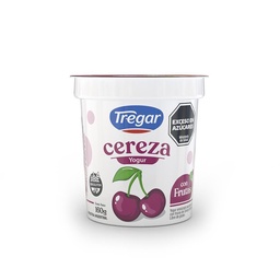 Yogur Descremado con Frutas Cereza Tregar 160g