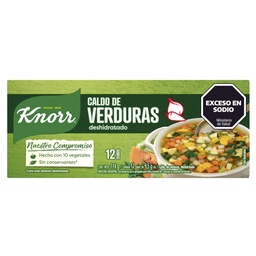 Caldo Deshidratados de Verdura Knorr 114gr