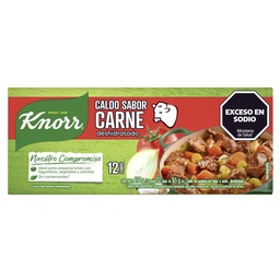 Caldo Deshidratado Sabor Carne Knorr 114 grm