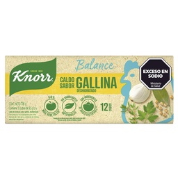 Caldo Deshidratado Sabor Gallina Knorr 114 grm