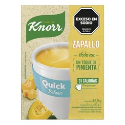 Sopa Instantanea Balance de Zapallo Knorr 46.5 grm