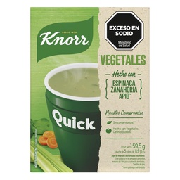 Sopa Instantanea de Vegetales Knorr 59.5 grm