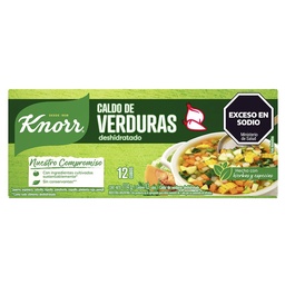 Caldo Deshidratado de Verduras Knorr 114g