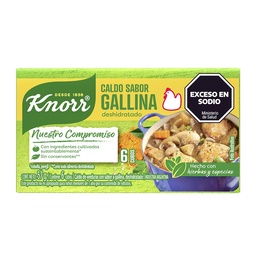 Caldo Deshidratado Sabor Gallina Knorr 57g