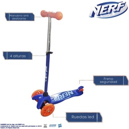 Monopatin Nerf con Luces Led