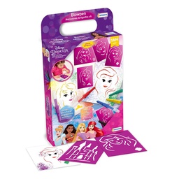 Set Stencils con Blow Pen Disney Princesa