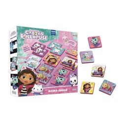 Juego de Mesa Memo Gabby's Dollhouse