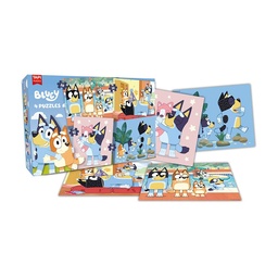 Rompecabeza Bluey 4 Puzzle 12,18 y 2x30 P . . .