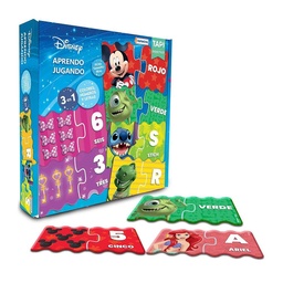 Juego Didáctico Disney Aprendo Jugando 3 en 1