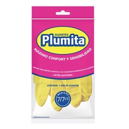 Guante Med . Plumita Par 1 uni