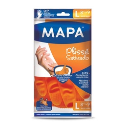 Guante Grande Plisse Mapa Par 1u