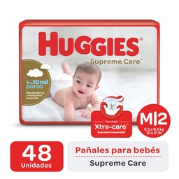 Pañal Supreme Care T: M Huggies 48 uni