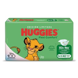 Pañal Huggies Flexi Comfort g x40