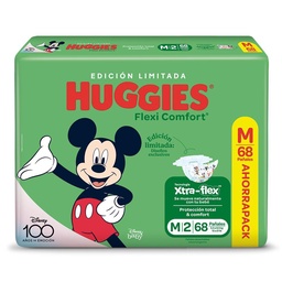 Pañal Huggies Flexi Comfort m x68