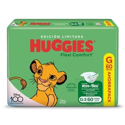 Pañal Huggies Flexi Comfort g x60