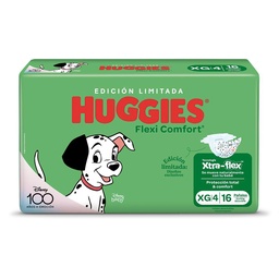 Pañal Huggies Flexi Comfort Xg x16 Edicion Limitada